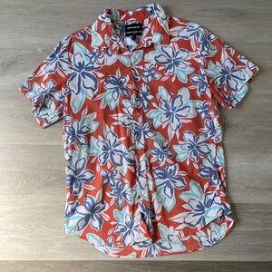 Men’s Bonobos floral collared shirt size L